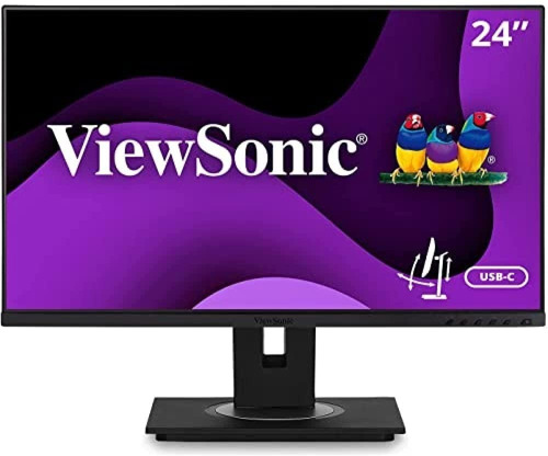 Viewsonic Vg2455 Monitor Pc Fhd 1080p Ips Usb-c 60hz 24 In