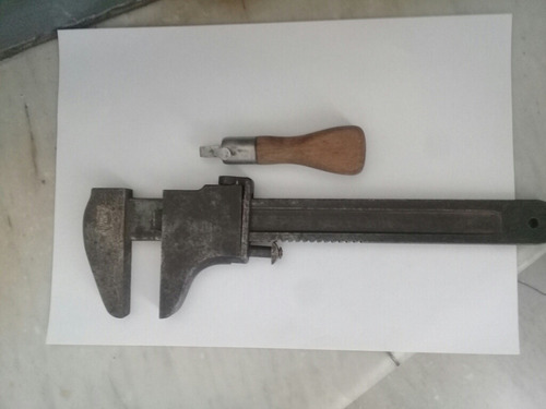 Imagen 2 de 8 de Llave Tipo Francesa Mauser Antigua Y Destornillador Mauser