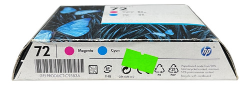 Cabezal De Impresión Hp 72 Magenta Y Cyan C9383a Original
