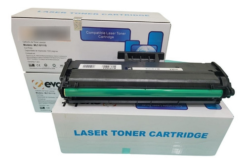 3x Toner Para Samsung M2020 M2070w D111 Mlt-111s Compativel Tinta Preto