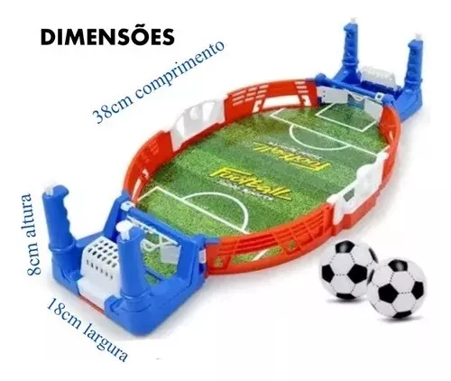 Brinquedo Mini Mesa Jogo Futebol Game Pinbol Divertido 57 Cm