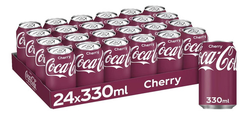 Kit Com 24und Coca Cola U.s.a Cherry (cereja) 330ml