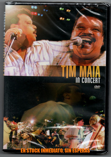 Dvd + Cd Originales ** Tim Maia In Concert (1989) Imp Nuevo
