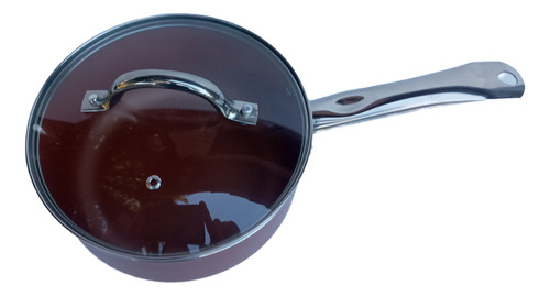 Cacerola 20cm Antiadherente Cobre Con Mango Cool Bazar