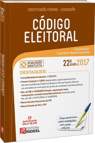 Codigo Eleitoral - Rideel