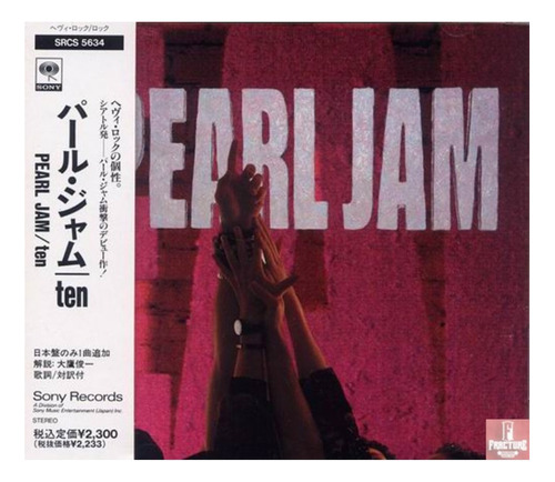 Pearl Jam - Ten Cd Japonés