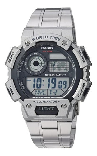 Reloj Casio 45 Mm Para Hombres, Modelo Ae-1400whd-1avcf