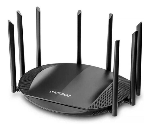 Imagen 2 de 5 de Access point, Repetidor, Router Multilaser Sirius AC2600 RE016 negro