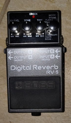 Pedal Boss Rv-5 Digital Reverb Estereo En Caja Original 