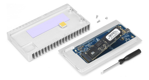 Disco Externo Portable SSD Nvme Owc 1m2 Express + 1TB Fury Renegade Usb4 Thunderbolt Color Gris
