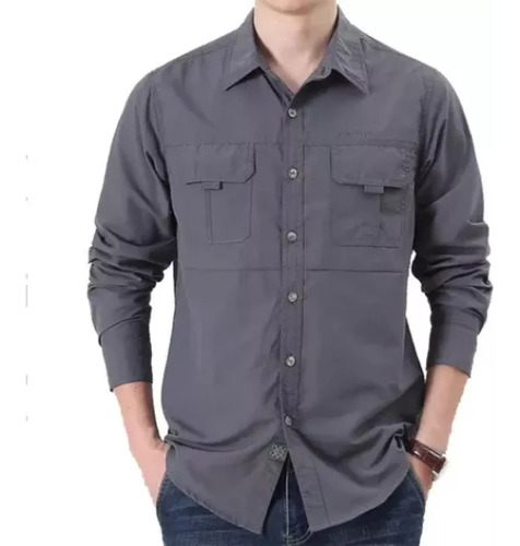 Camisa Suelta De Secado Rápido Para Hombre De Verano Slim Fi