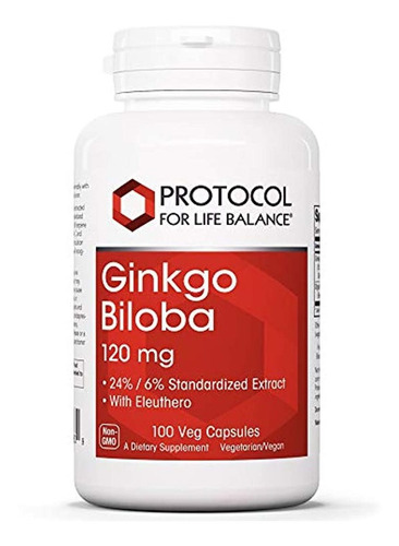 Protocolo Para Equilibrio En La Vida  ginkgo Biloba 120 mg