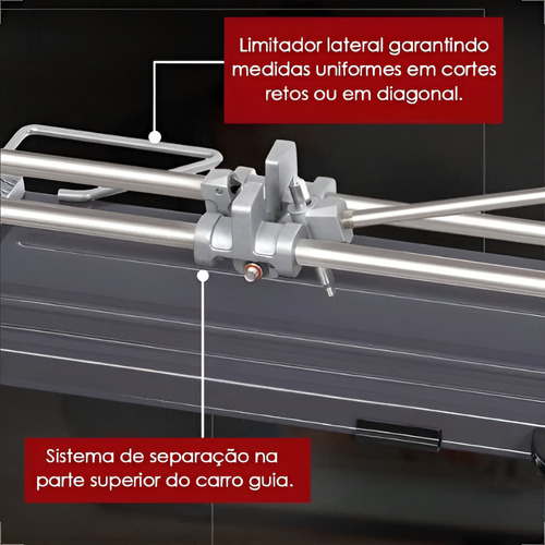 Cortador De Pisos Dimaestro Tec 90 Profissional 90cm/preciso