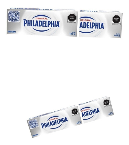 Philadelphia · Queso Crema Original 140g 4pzas