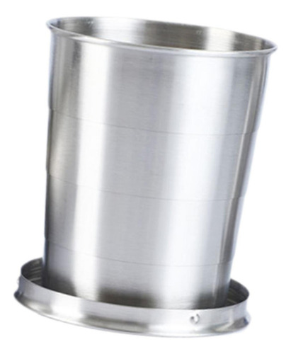 3 Taza De Metal Resistente Y Plegable, 250 Ml 7,8 Cm X 8,8