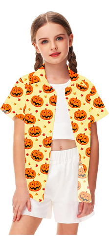 Camisas Con Botones De Halloween Camisa De Fantasma De Calab