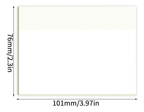 Notas Adhesivas Transparentes 50 Hojas De Papel Para Notas A