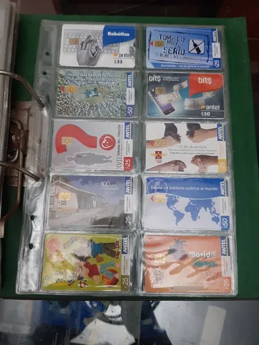 Coleccion Tarjetas Telefónicas Antel Con Chip Casi Completa.