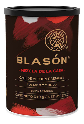 Café Tostado Y Molido Blasón Mezcla De La Casa 340 G