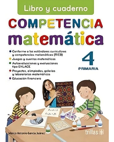Libro Competencia Matematica 4: Libro Y Cuaderno *trs