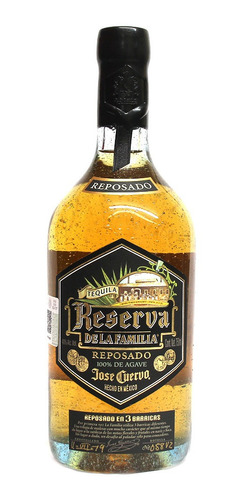 Botella De Tequila Reserva De La Familia Reposado 750ml.