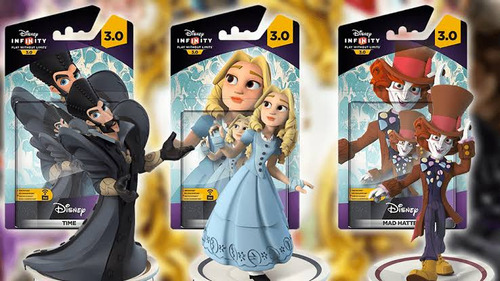 Disney Infinity Alicia, Sombrero Y Reloj En Caja 