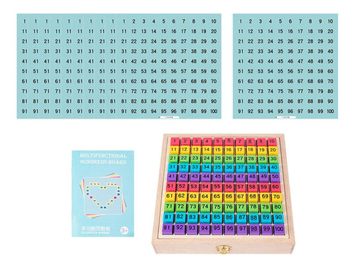 Juego De Mesa De Conteo De Cien Tableros De Matemáticas De