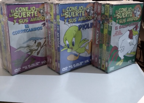 Conejo De La Suerte Y  Sus Amigos Vol  1  Al 15 -  Dvd  