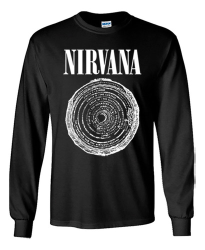 Nirvana Playera Manga Larga D04 B0
