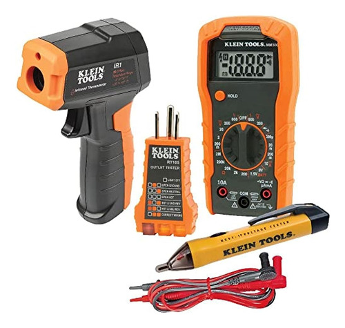 Klein Tools 80067 Kit De Prueba Eléctrica Con Termómetro Dig