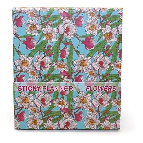 Sticky Planner Flores Escritoriomorph