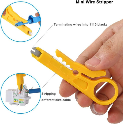 Crimpeadora Ez Rj45 +50 Conector Cat6 Prensa Anticorte