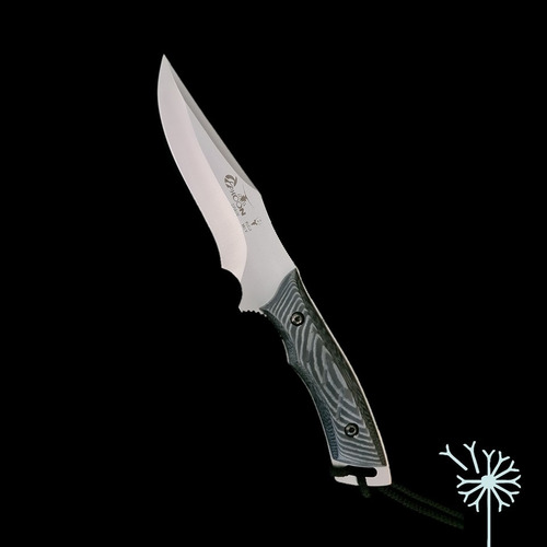 Imagen 2 de 6 de Cuchillo Typhoon 150mm C/funda Full Tang Muela