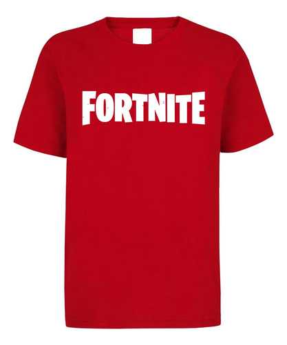 Playera Moda Fortnite Niño Niña Comoda Videojuego Oferta!