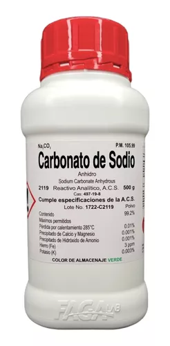 Carbonato De Sodio Anhidro 500g R.a. Marca Fagalab