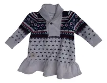 Comprar Vestido Para Niña Bebé 6 Meses R L Algodón Beige Manga Larga