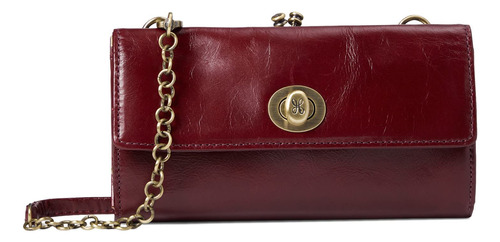 Hobo Mila Wallet Crossbody, Merlot, Talla Unica