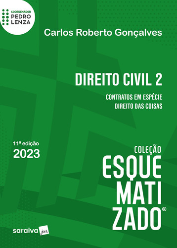 Libro Direito Civil Esquematizado Vol 02 11ed 23 De Goncalve