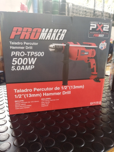 Taladro Percutor 1/2  500w Promaker