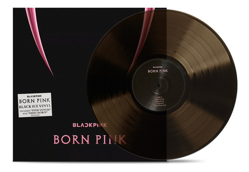 Blackpink - Born Pink. Vinilo Black Ice (negro Traslúcido)