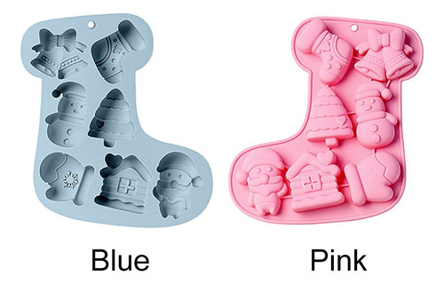 Molde De Silicona Con Forma De Calcetín, Diseño De Muñeco De