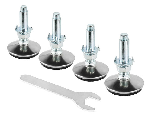 Zernmiarder 4 Set M10 Pies Niveladores Con Tuerca De 4 Punta