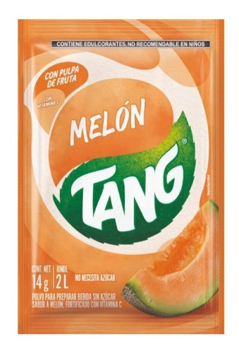 Bebida En Polvo Tang Sabor Melon  Sobre De 14g