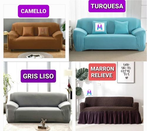Imagen 8 de 10 de Hermosos Forros De Muebles 3-2-1 Cuerpos-