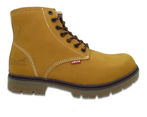 Levi s L226063 Bota De Hombre En Piel Ca a Media Suela Heavy