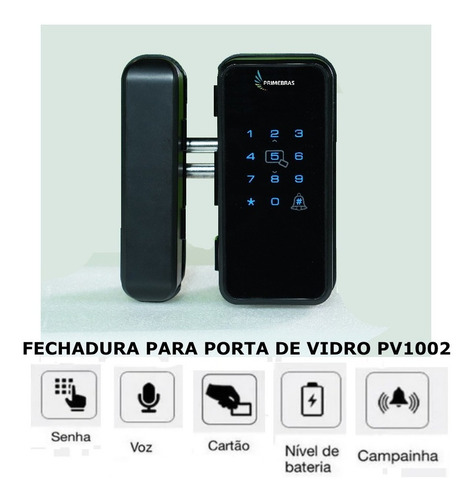 Imagem 5 de 9 de Fechadura Digital De Sobrepor P/ Madeira Tag P3002 Primebras