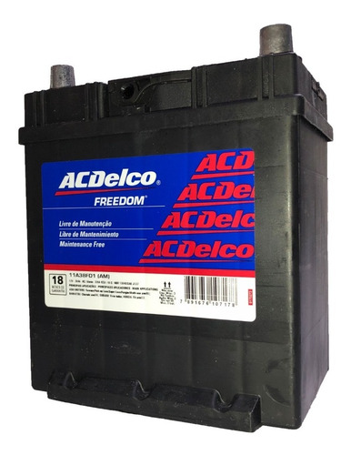 Batería Acdelco 70 Amp. 18 Meses