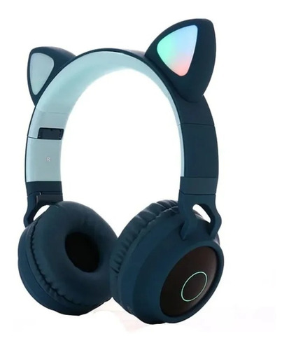 Audífonos Kawaii Cat, Bluetooth 5.0, Microsd