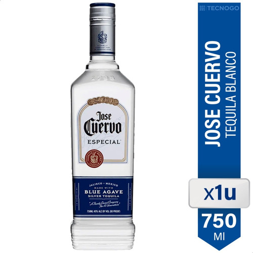 Tequila Jose Cuervo Blanco 750ml Original Botella 01almacen