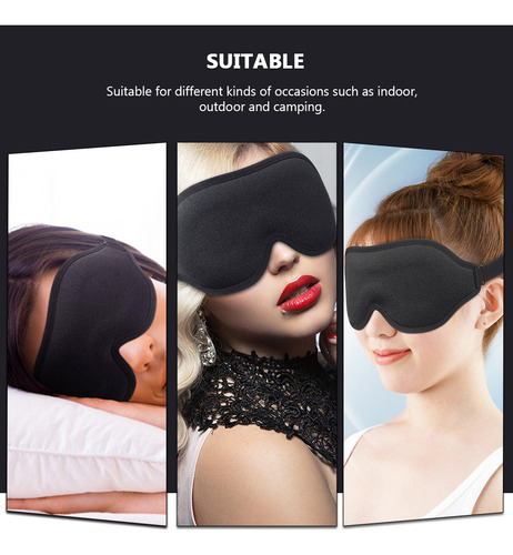 Máscara Portátil Para Dormir Con Los Ojos, Con Los Ojos Vend